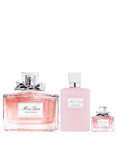 miss dior perfume and lotion set|dior mini fragrance gift set.